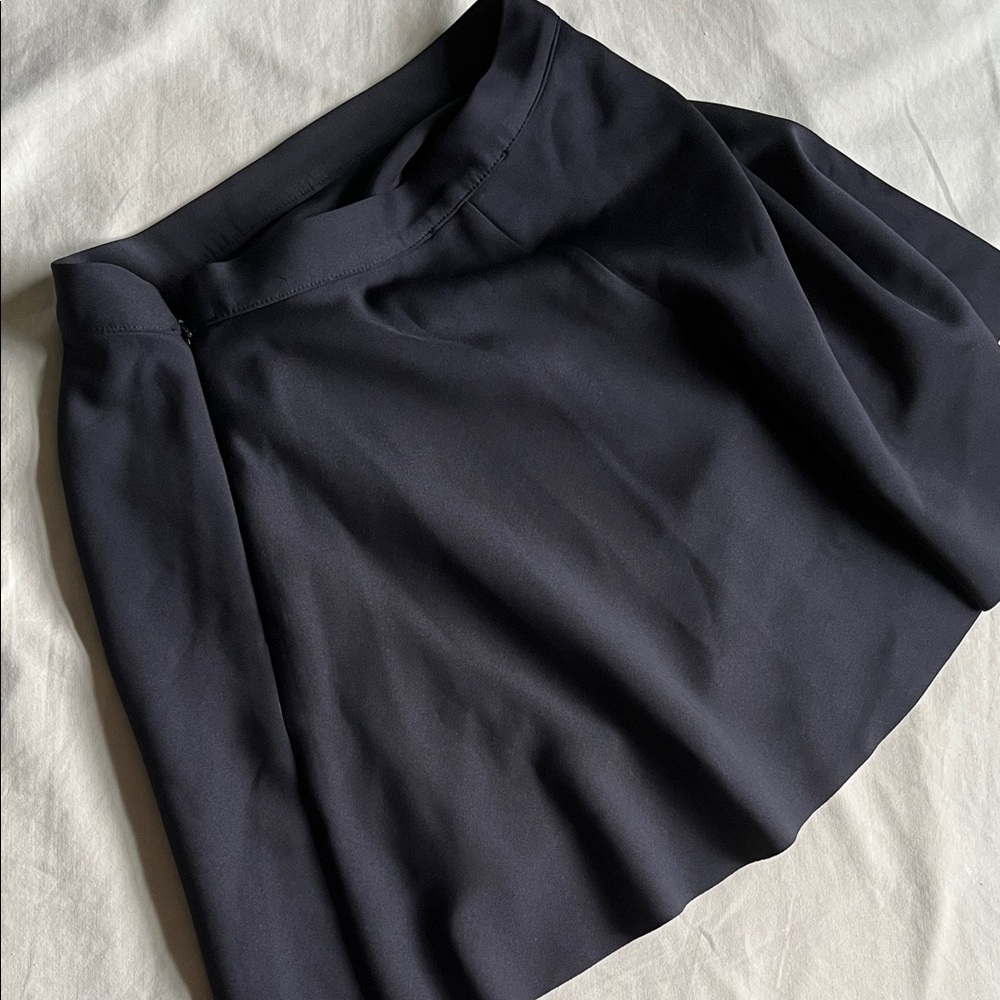 Abercrombie & Fitch Dark Blue Skater Skirt - Picture 3 of 4